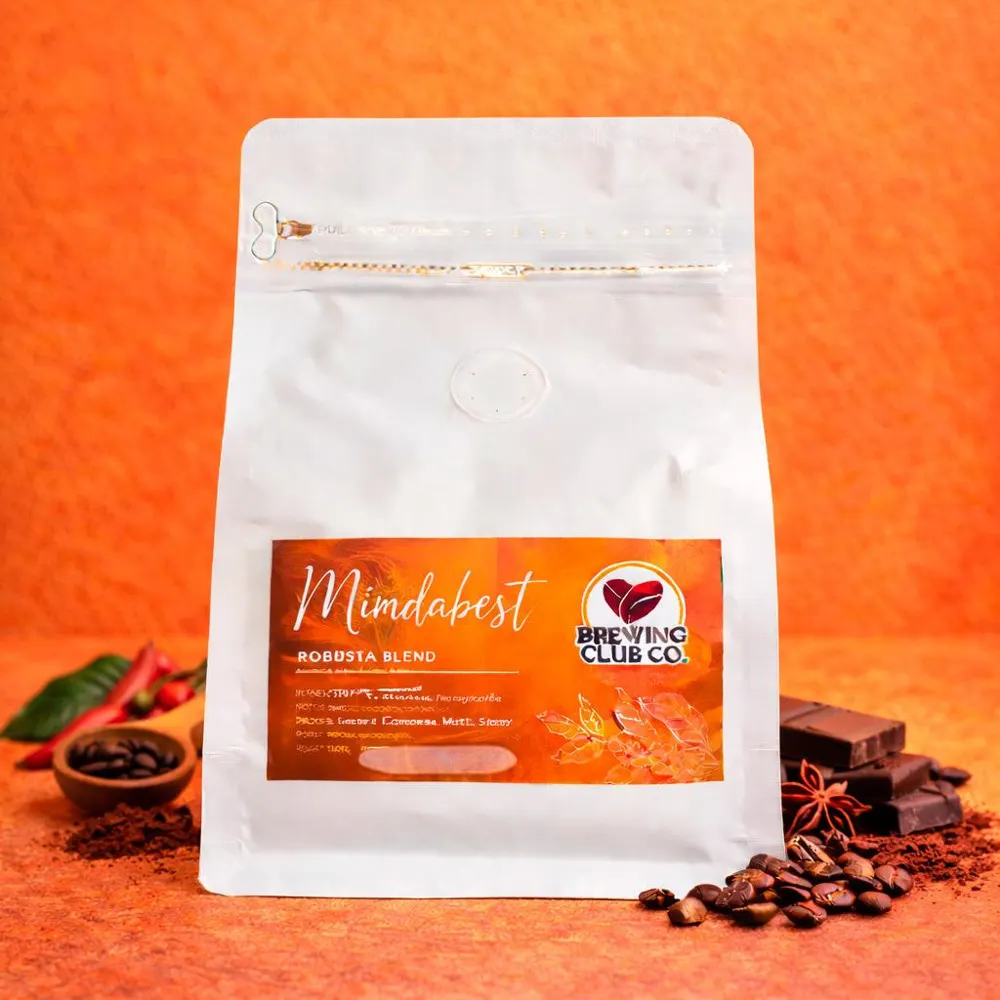 Mindabest Arabica coffee packaging