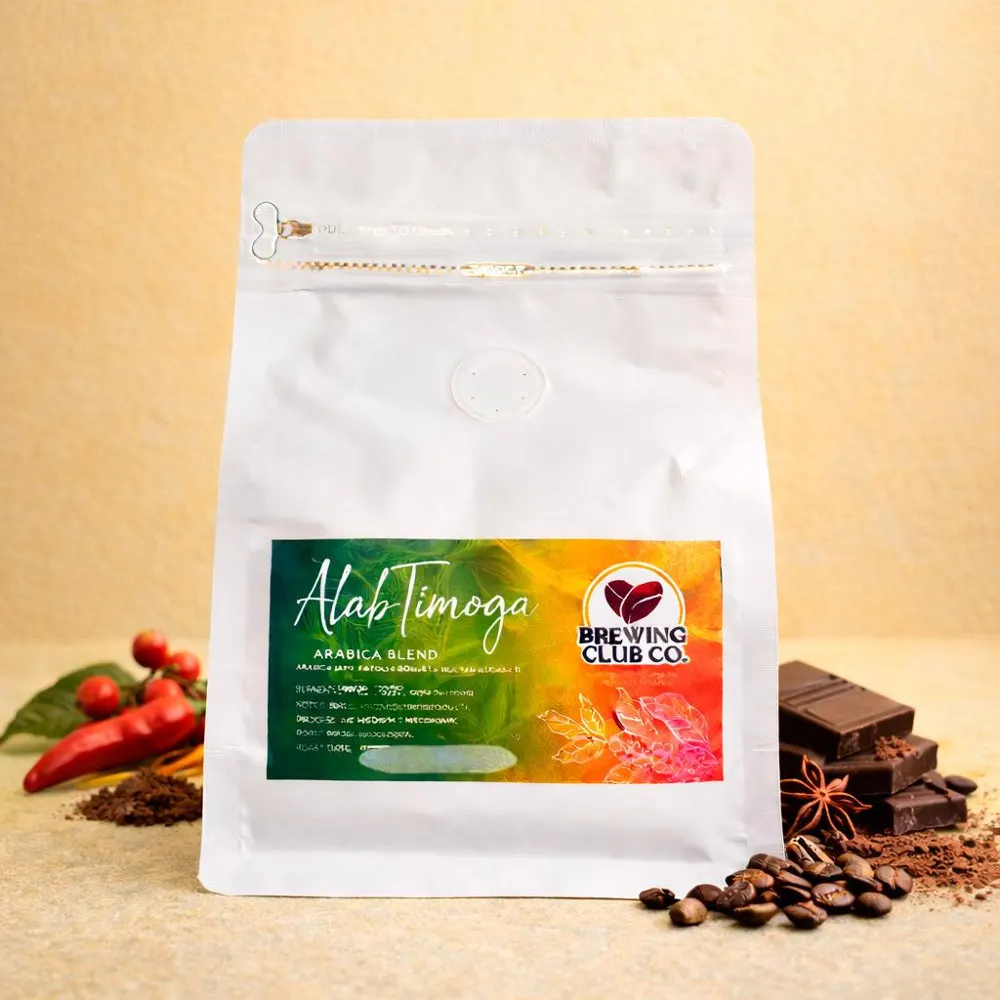AlabTimoGa Robusta coffee packaging